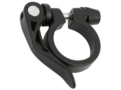 sedlová objímka BASIC 34,9 mm rychloupínací matná černá (Barva černá, Velikost 31,8mm)