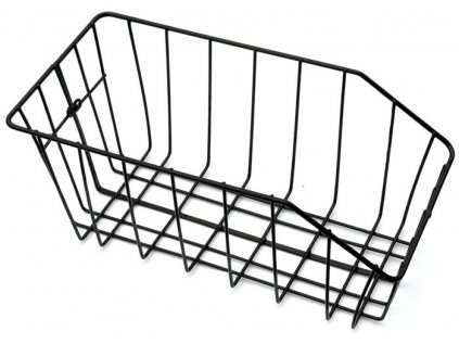 koš zadní na kolo uzký černý bez oka (Barva černá)