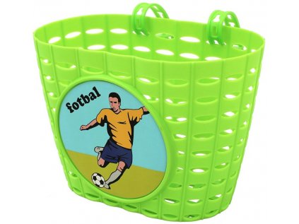 koš přední dětský zelený FOTBAL (Barva zelená)