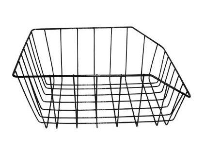 Koš zadní na kolo černý bez oka (Barva černá)