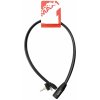 zámek lanko MAX1 650 mm černý (Barva černá, Velikost 650)