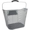koš přední oválný s klipem a držadlem stříbrný (Barva stříbrná)