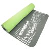 Podložka LIFEFIT YOGA MAT TPE, 183x61x0,5cm, dvouvrstvá, zeleno-šedá