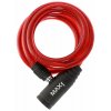 Zámek spirála MAX1 1200x8 mm (Barva červená, Velikost 1200x8 mm)