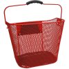koš přední oválný s klipem a držadlem červený (Barva červená)