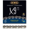 řetěz KMC X-9 šedý, v krabičce 114 čl. (Velikost 9sp)