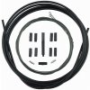 set s lanky a bowdenem řadicí SHIMANO Oplislick MTB (bowden OT-SP41 černý) (Barva černá)