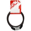 zámek lanko MAX1 650x8 mm černý kódový (Barva černá, Velikost 650)