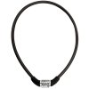 zámek lanko MAX1 650x8 mm černý kódový (Barva černá, Velikost 650)