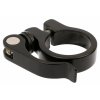 sedlová objímka BASIC 34,9 mm rychloupínací lesklá černá (Barva černá, Velikost 31,8mm)