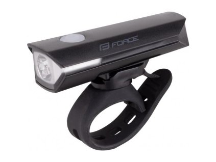 světlo FORCE přední FLUX 200LM USB černé