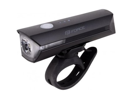světlo FORCE přední FLUX 550LM USB černé