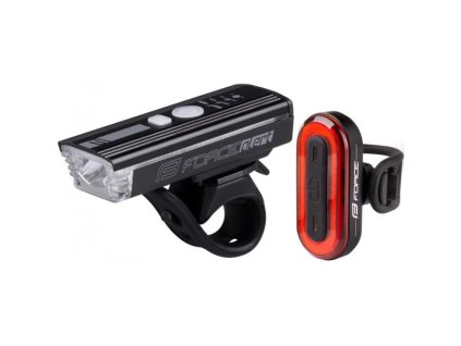 světlo FORCE sada FUTURO USB přední+zadní