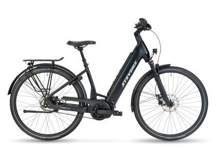 STEVENS E-Courier Luxe Forma Stealth Black (Varianta 46cm)
