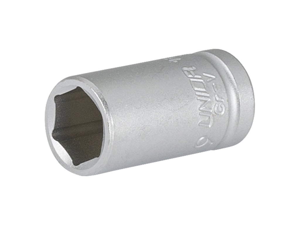 Unior 1/4˝ Drive Socket (SIZE 9mm, COLOR_NAME stříbrná)