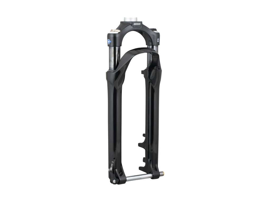 SR Suntour Mobie 34 Unthreaded 60mm Travel Gloss Finish 27.5˝ Suspension Fork (SIZE 300mm, 60mm, COLOR_NAME černá)