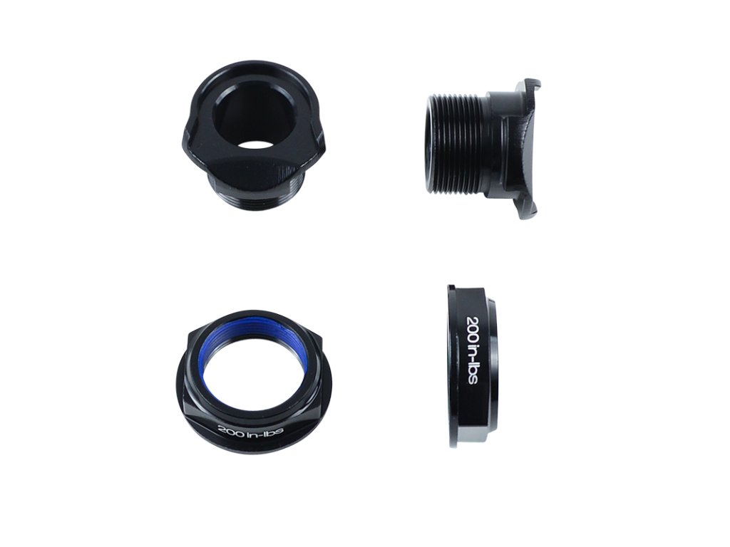 Sady patek pro silniční disková kola (Gen 1) (SIZE Front kit, Thru Axle, COLOR_NAME černá)