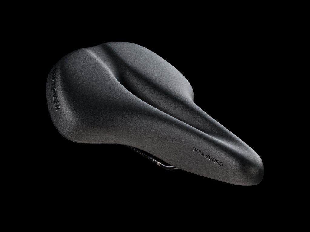Sedlo Bontrager Boulevard (SIZE 280mm x 225mm, COLOR_NAME černá)