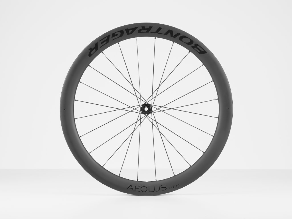 Silniční kola Bontrager Aeolus Pro 51 TLR pro kotoučové brzdy (SIZE Front No cassette, COLOR_NAME černá)