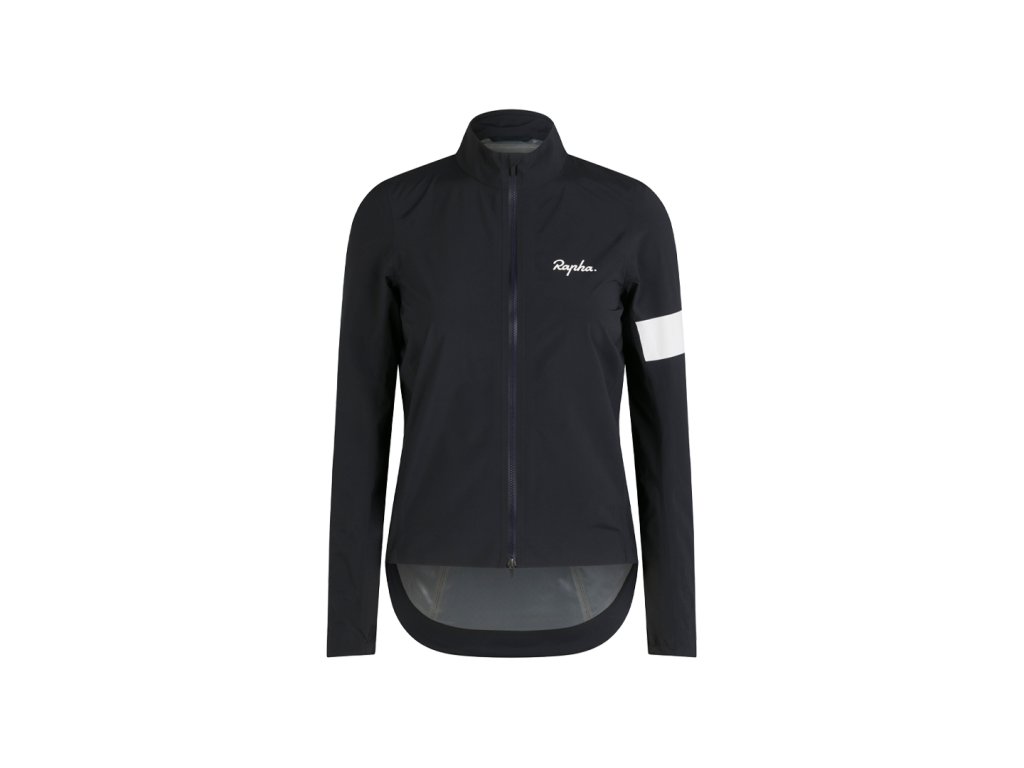 Dámská nepromokavá cyklistická bunda Rapha Core II (SIZE S, COLOR_NAME černá/bílá)