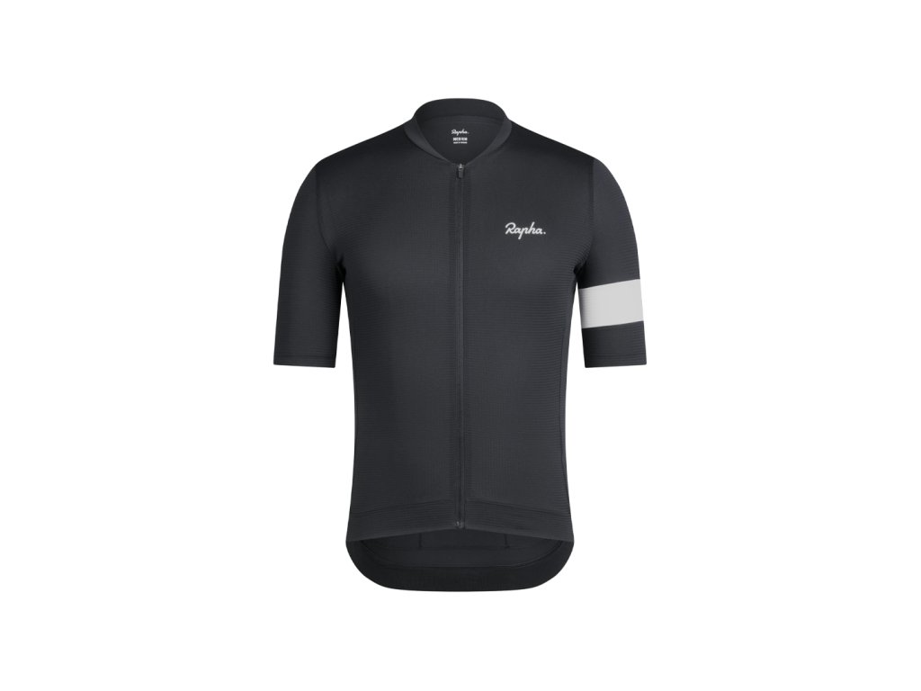 Lehký cyklistický dres Rapha Core (SIZE L, COLOR_NAME černá/bílá)