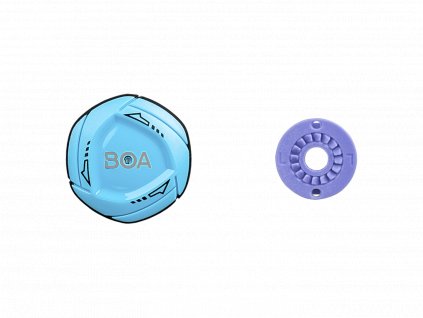 Náhradní levé kolečko pro tretry Bontrager BOA IP1 (Barva Azure)
