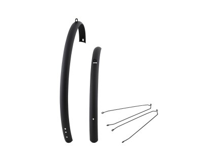 Electra Loft 7i EQ Step-Over Large 700c Fender Set (SIZE 700c, Front and Rear, COLOR_NAME černá)