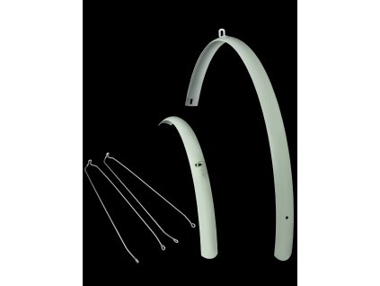 Sada blatníků na dámská kola Electra 7D 700c (SIZE 700c x 28-40mm, Front and Rear, COLOR_NAME světle modrá/stříbrná)