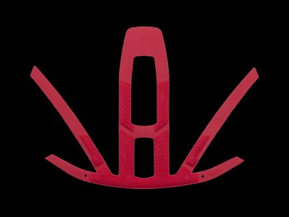 Vystélky do helmy pro Bontrager Rally WaveCel (SIZE Rally WaveCel Fit Pad Large, COLOR_NAME červená)