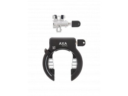AXA Bosch 2 Downtube Battery with Solid-Plus Ring Lock (Barva černá)