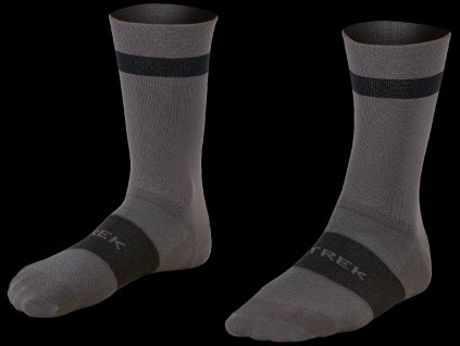 Vysoké závodní ponožky Trek (Barva tmavě šedá, Velikost S)
