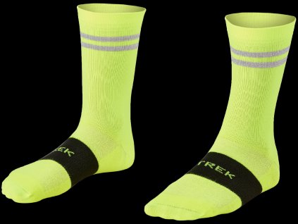 Vysoké reflexní závodní ponožky Trek Race (Barva Radioactive Yellow, Velikost S)