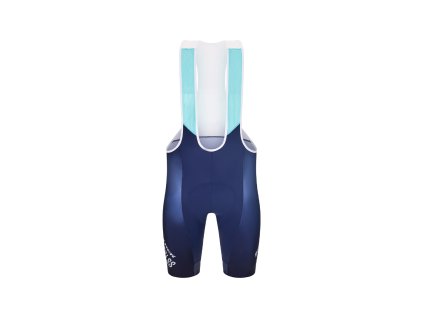 Replika cyklistických kraťasů s laclem Santini týmu Trek Driftless (SIZE L, COLOR_NAME tmavě modrá)