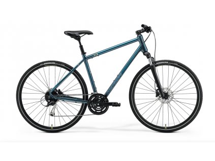 Merida Crossway 100 teal blue (Silver Blue:Lime) 1