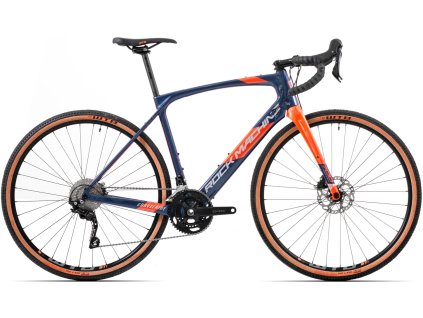 ROCK MACHINE Gravelride CRB 700 Gloss Metallic Navy/Silver/Orange, vel. S