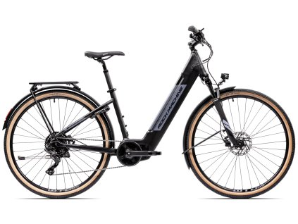 ROCK MACHINE Crossride e450 Touring Matte Black/Grey, vel. M