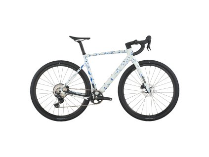 SCOTT Addict Gravel 30 (White/Splatter Blue), vel. L