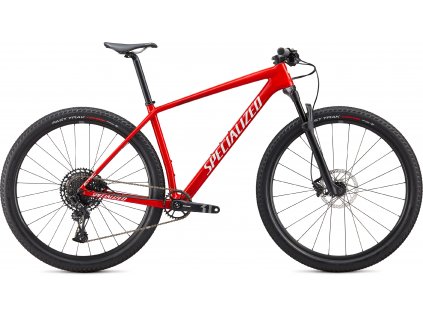 SPECIALIZED Epic Hardtail Gloss Flo Red/Metallic White Silver/Tarmac Black, vel. M