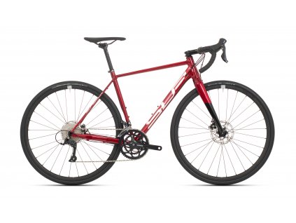 SUPERIOR X-ROAD Comp Gloss Dark Red/Chrome/Black, vel. 54cm(M) PŘEDOBJEDNÁVKA