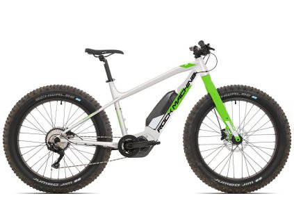 ROCK MACHINE Avalanche e50-26 gloss silver/DVO green, vel. S PŘEDOBJEDNÁVKA