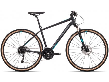 ROCK MACHINE CrossRide 700 mat black/dark grey/petrol blue, vel. XL PŘEDOBJEDNÁVKA