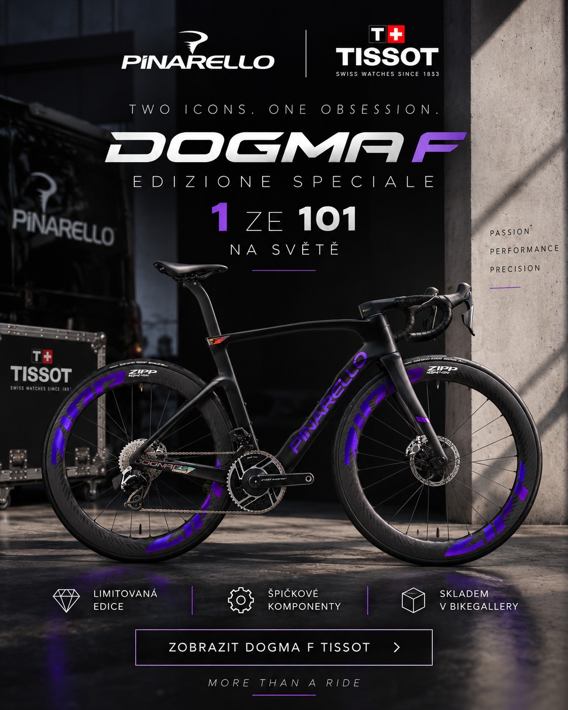 Limitovaná edice Pinarello Dogma F Tissot