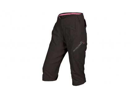 ENDURA HUMMVEE LITE 3/4S KALHOTY W (Barva černá, Velikost XS)