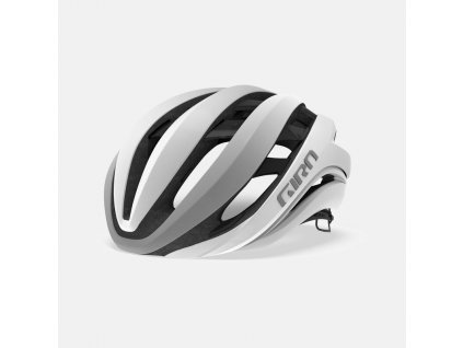 giro aether mips road helmet matte white silver hero