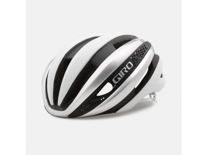 giro synthe mips road helmet matte white silver 34