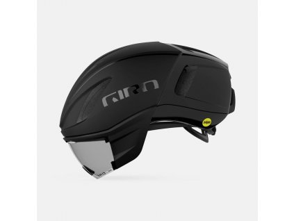 giro vanquish mips aero helmet matte black gloss black left