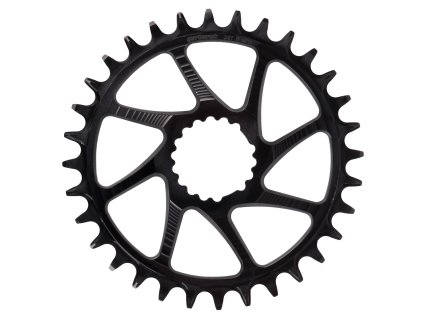 garbaruk mtb chainring direct mount round narrow wide cannondale hollowgram ai compatible black 1372160