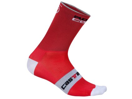 CASTELLI ROSSO CORSA 13 PONOŽKY (Barva bílá, Velikost S-M)