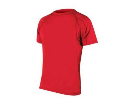 ENDURA BAABAA MERINO TRIKO KR 2014 (Barva červená, Velikost S)