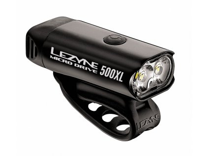 LEZYNE LED MICRO DRIVE 500XL (Barva černá)